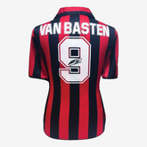 Marco van Basten Signed AC Milan Football Shirt - 1988 Retro Home